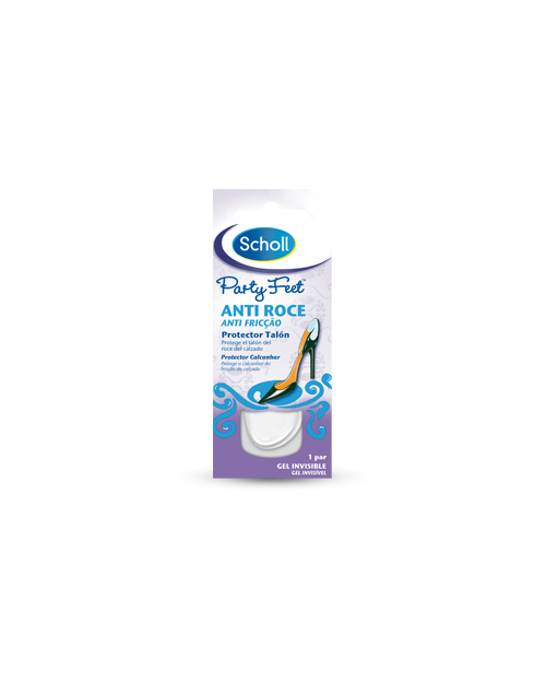 scholl party feet anti roce talon 1 par