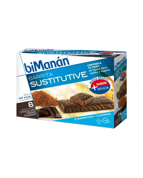 bimanan barrita chocolate intenso 40 g 8 bar